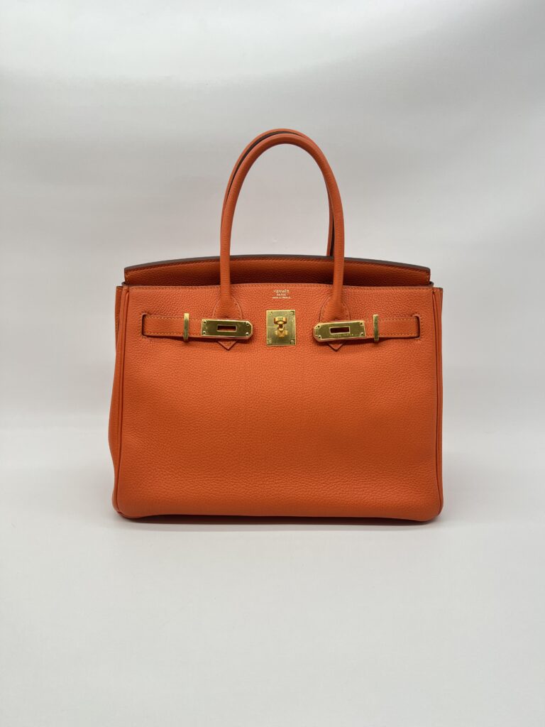 Hermes Birkin 30 Togo Orange Poppy GHW