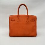 Hermes Birkin 30 Togo Orange Poppy GHW