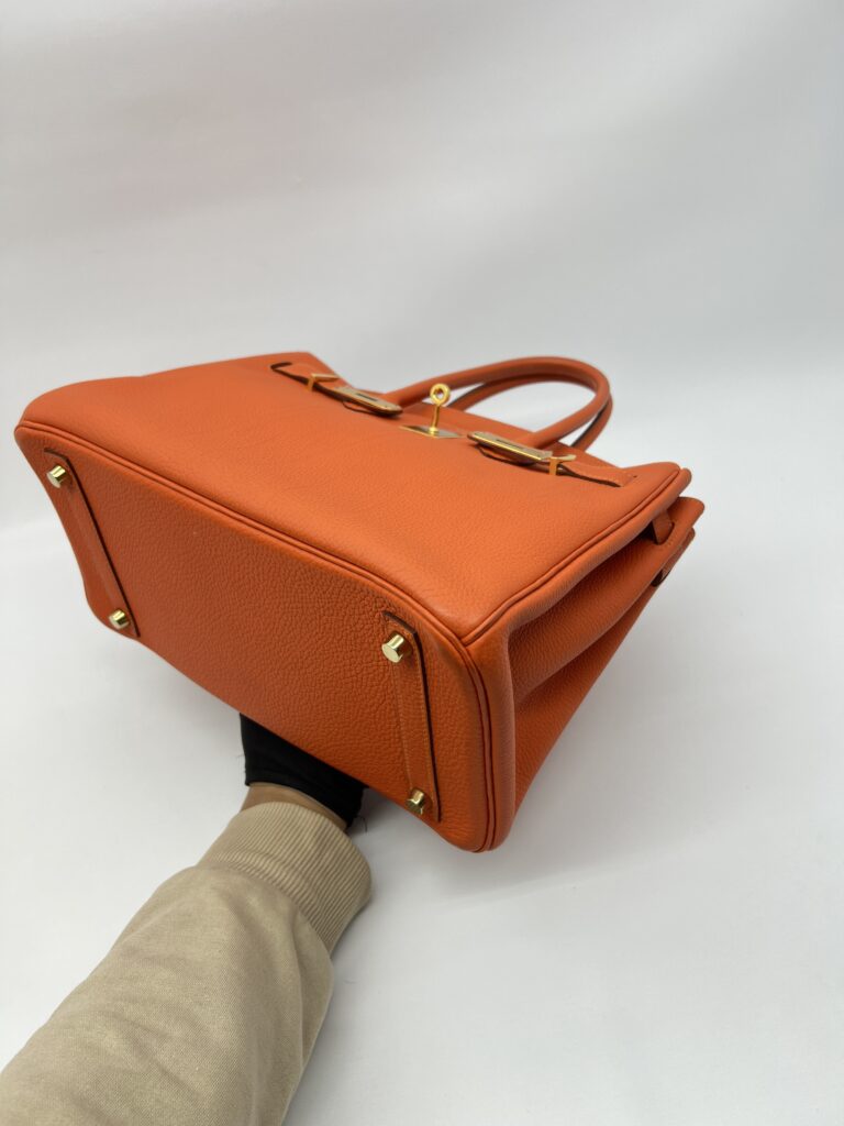 Hermes Birkin 30 Togo Orange Poppy GHW
