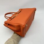 Hermes Birkin 30 Togo Orange Poppy GHW