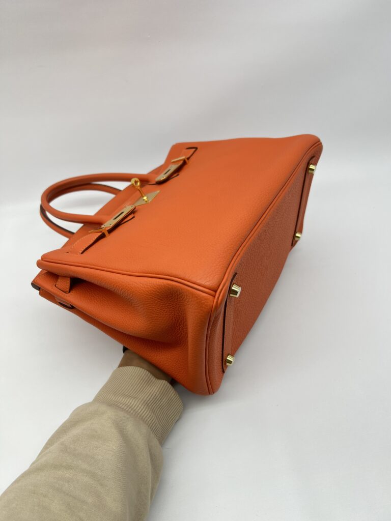Hermes Birkin 30 Togo Orange Poppy GHW