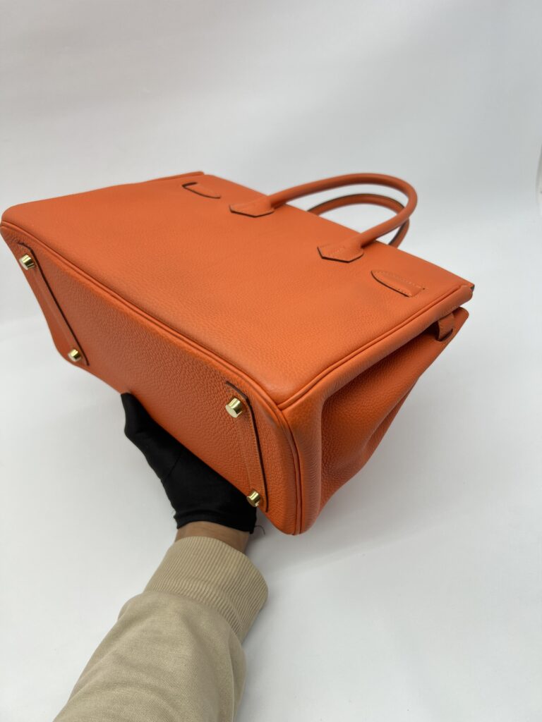 Hermes Birkin 30 Togo Orange Poppy GHW