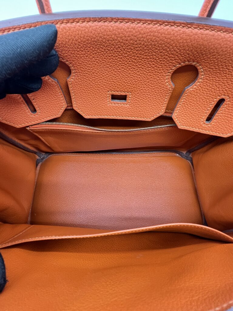 Hermes Birkin 30 Togo Orange Poppy GHW