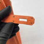 Hermes Birkin 30 Togo Orange Poppy GHW