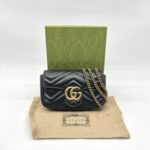 Gucci Marmont Super Mini Black GHW