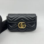 Gucci Marmont Super Mini Black GHW