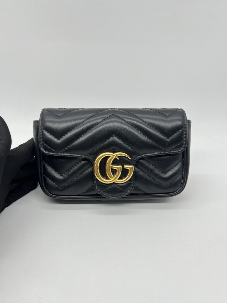 Gucci Marmont Super Mini Black GHW