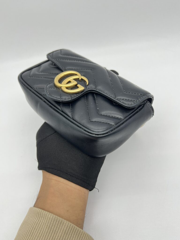 Gucci Marmont Super Mini Black GHW