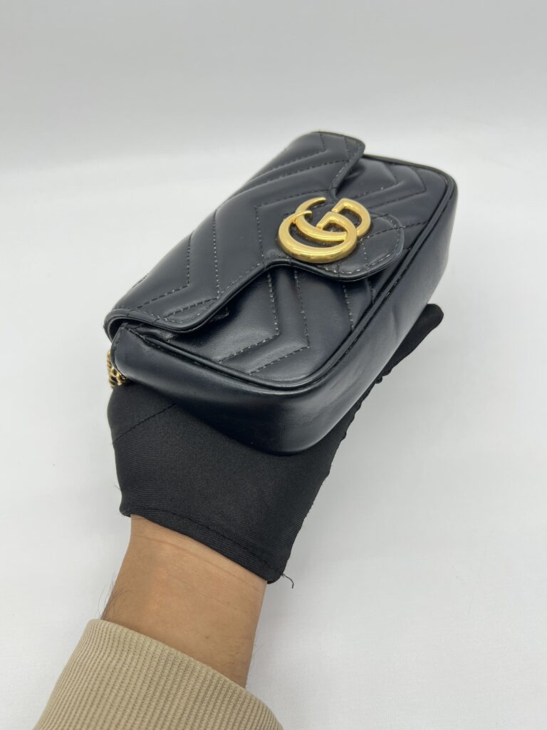 Gucci Marmont Super Mini Black GHW