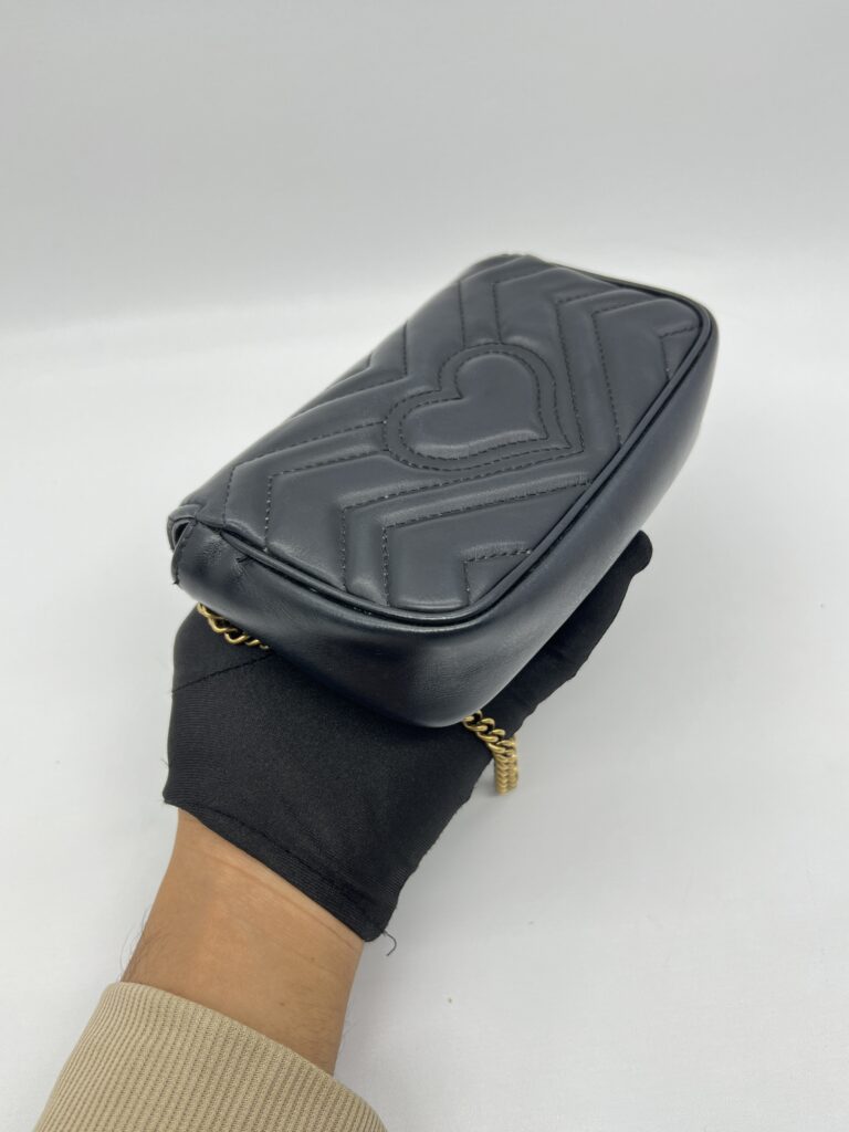 Gucci Marmont Super Mini Black GHW