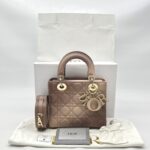 Dior Lady Dior Small Gradient Lambskin Nude Mauve LGHW