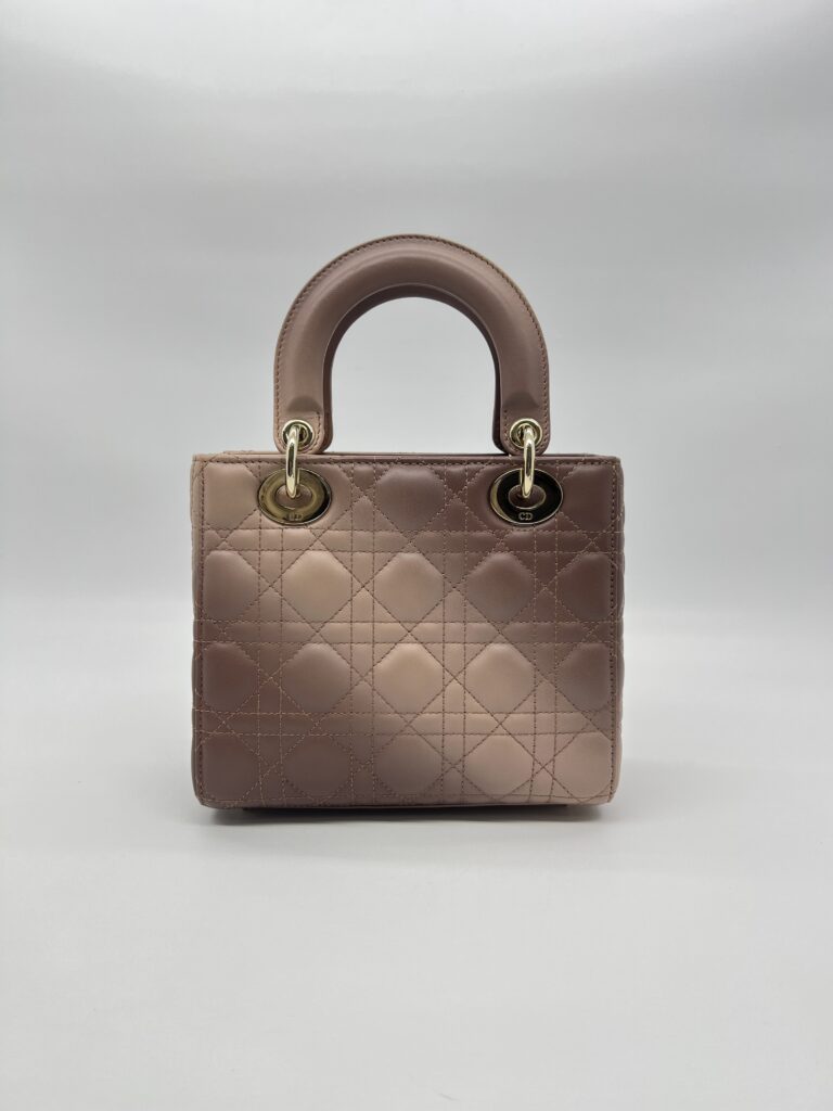Dior Lady Dior Small Gradient Lambskin Nude Mauve LGHW