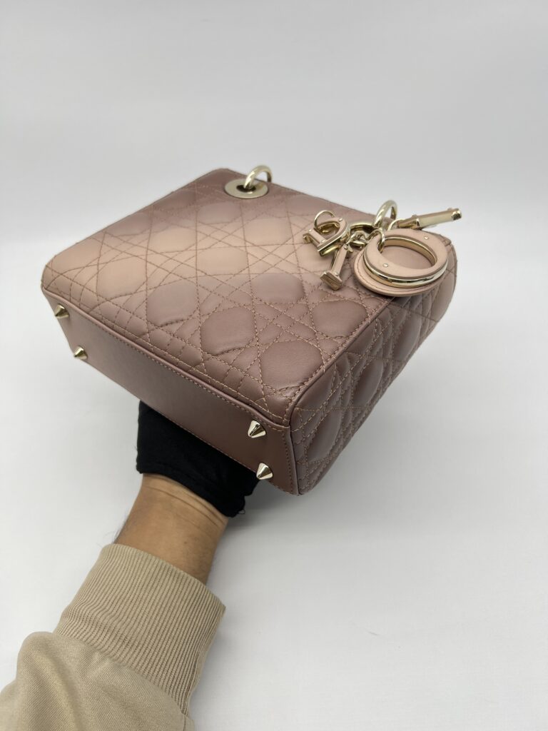 Dior Lady Dior Small Gradient Lambskin Nude Mauve LGHW