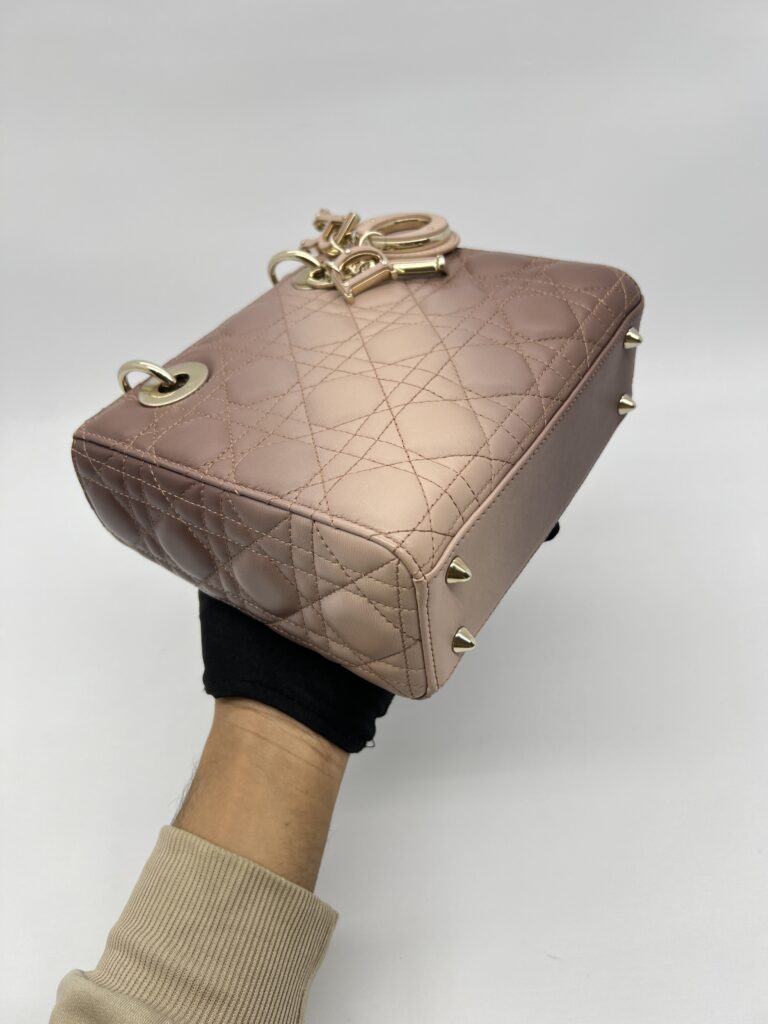 Dior Lady Dior Small Gradient Lambskin Nude Mauve LGHW