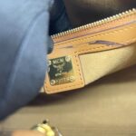 MCM Munchel Small Tote Visetos Canvas Cognac