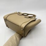 Celine Micro Luggage Taupe SHW