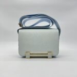 Hermes Geta Chevre Bleu Brume GHW