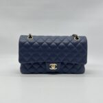 Chanel Classic Medium D.FLap Caviar Navy LGHW