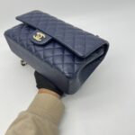 Chanel Classic Medium D.FLap Caviar Navy LGHW