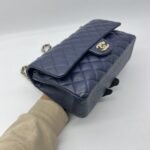 Chanel Classic Medium D.FLap Caviar Navy LGHW
