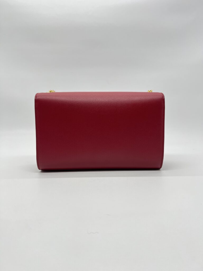 Saint Laurent Kate Medium Grained Red GHW