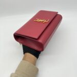 Saint Laurent Kate Medium Grained Red GHW