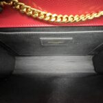 Saint Laurent Kate Medium Grained Red GHW