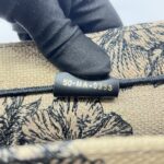 Dior Medium Book Tote Canvas Brown Toile De Jouy