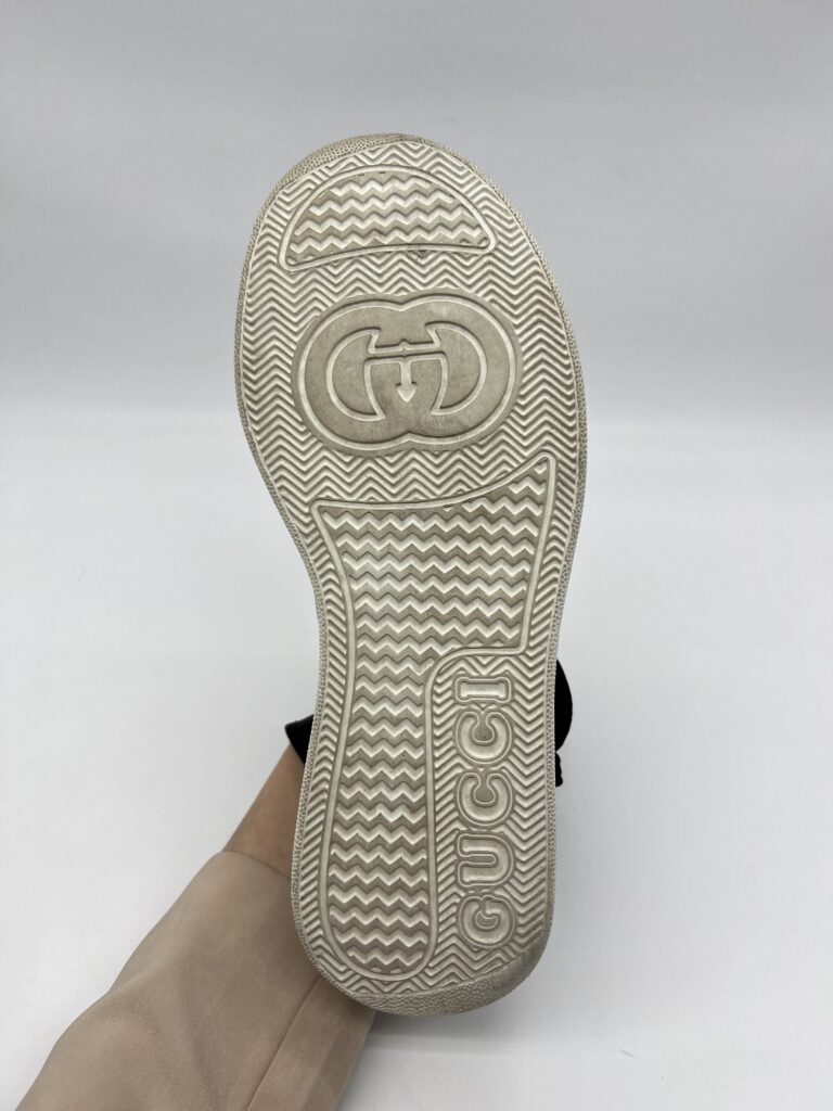 Gucci Ace Sneakers Chunky Perforated White Blue