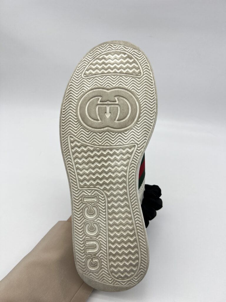 Gucci Ace Sneakers Chunky Perforated White Blue