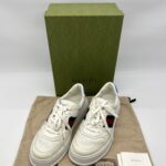 Gucci Ace Sneakers Chunky Perforated White Blue