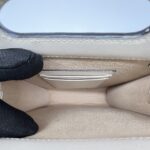 Gucci GG Marmont Slip Handle Matelasse White GHW