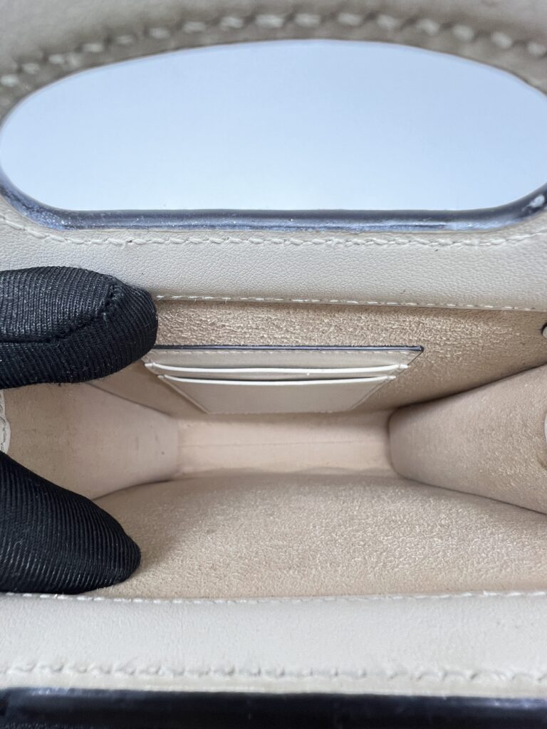 Gucci GG Marmont Slip Handle Matelasse White GHW