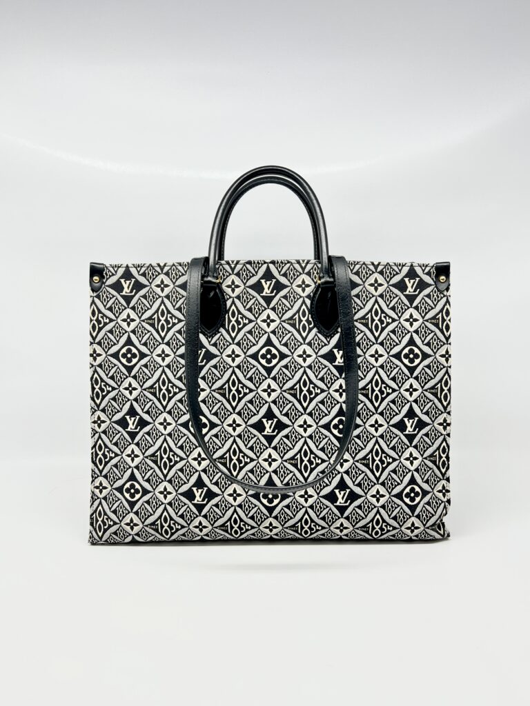 Louis Vuitton On The Go Monogram Black White 1854 GHW