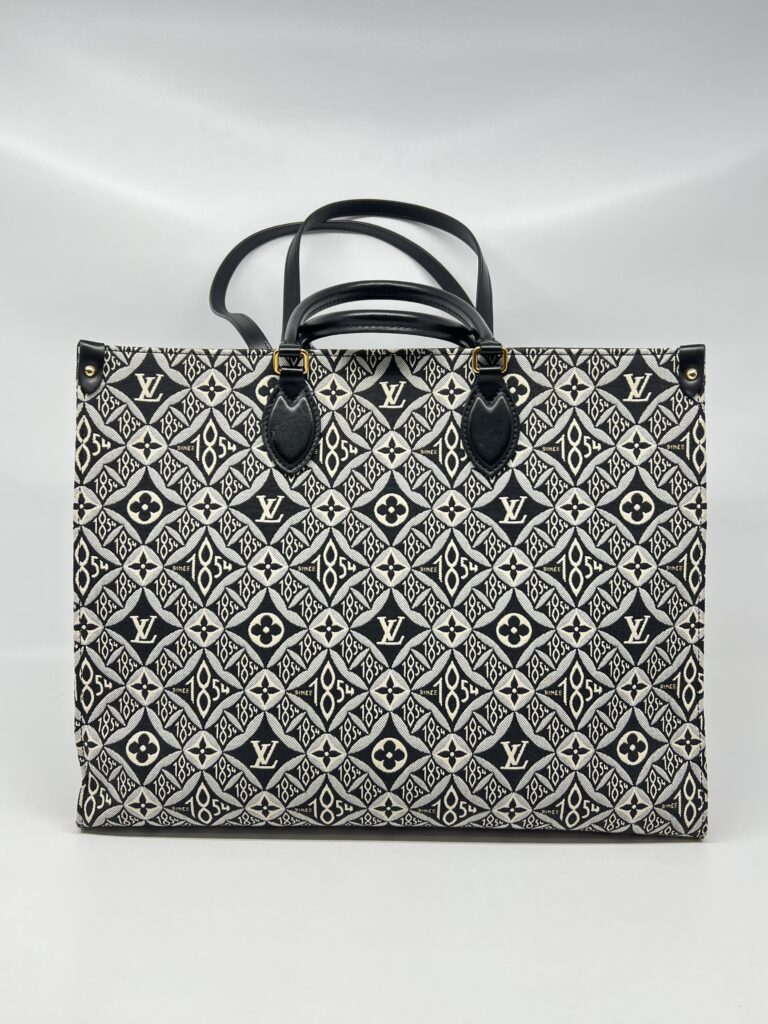Louis Vuitton On The Go Monogram Black White 1854 GHW