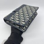Dior Montaigne 30 Canvas Blue Oblique GHW