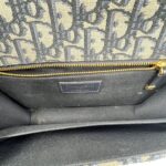 Dior Montaigne 30 Canvas Blue Oblique GHW