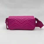 Gucci GG Marmont Shoulder All Fucshia