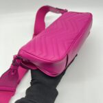 Gucci GG Marmont Shoulder All Fucshia