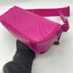 Gucci GG Marmont Shoulder All Fucshia