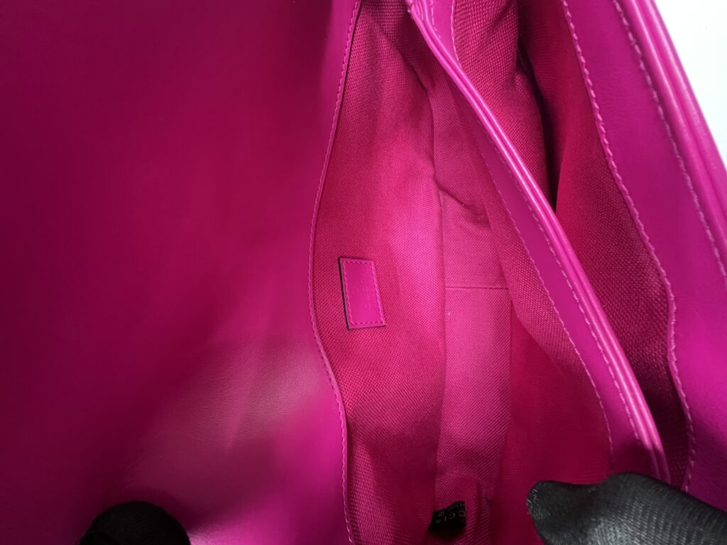 Gucci GG Marmont Shoulder All Fucshia
