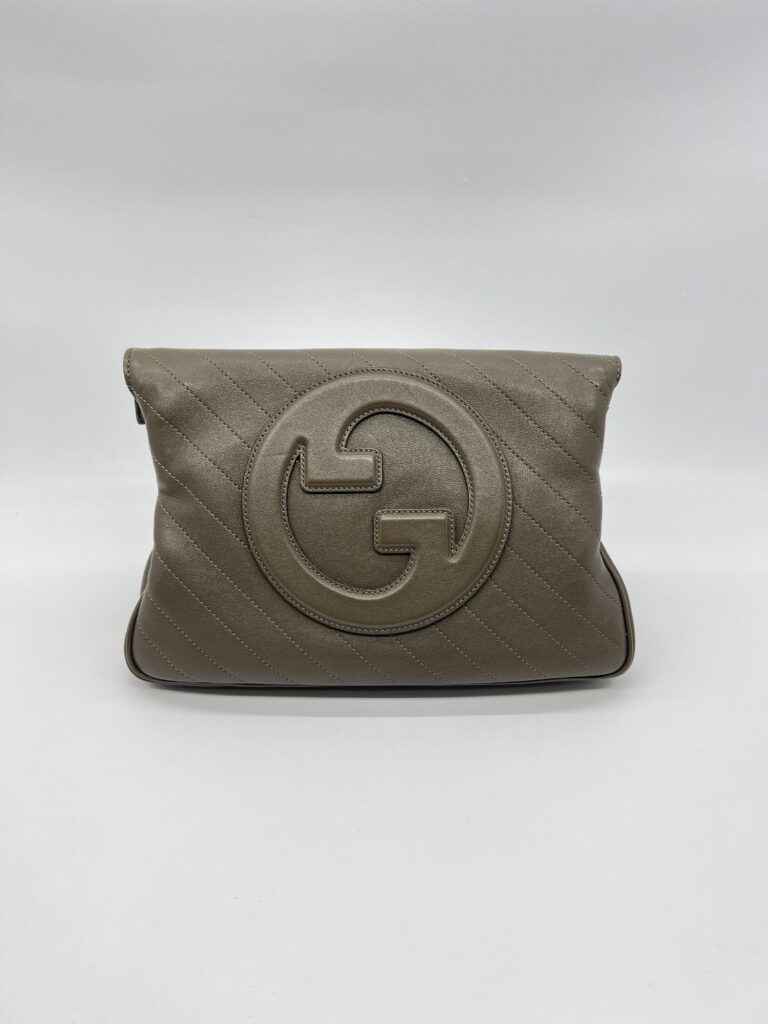 Gucci Blondie Tote Dark Olive SHW
