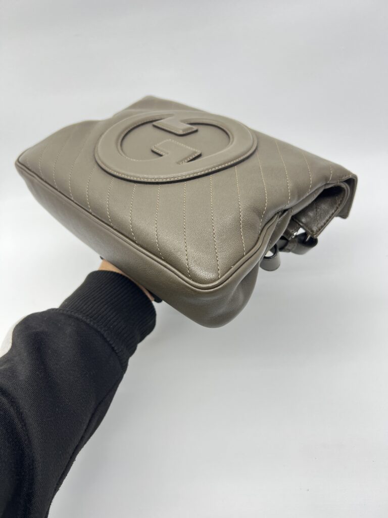 Gucci Blondie Tote Dark Olive SHW