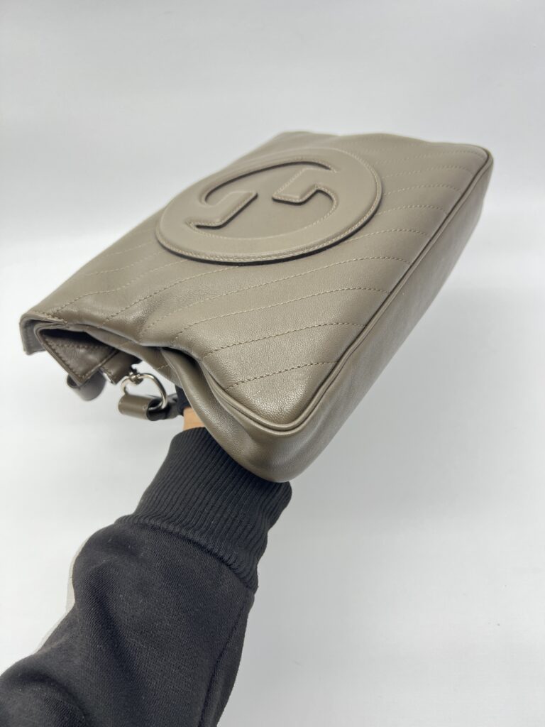 Gucci Blondie Tote Dark Olive SHW
