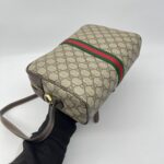Gucci Ophidia Camera Shoulder GG Supreme Dark Brown GHW
