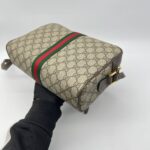 Gucci Ophidia Camera Shoulder GG Supreme Dark Brown GHW