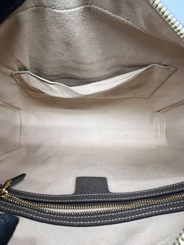 Gucci Ophidia Camera Shoulder GG Supreme Dark Brown GHW