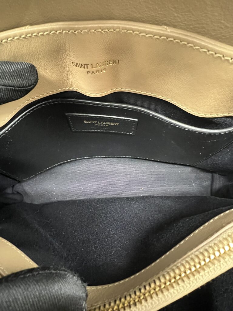 Saint Laurent Loulou Small Dark Latte GHW