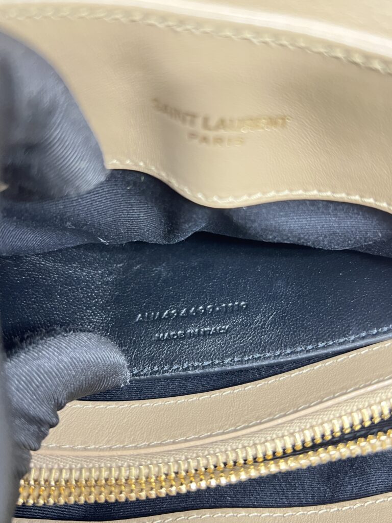 Saint Laurent Loulou Small Dark Latte GHW