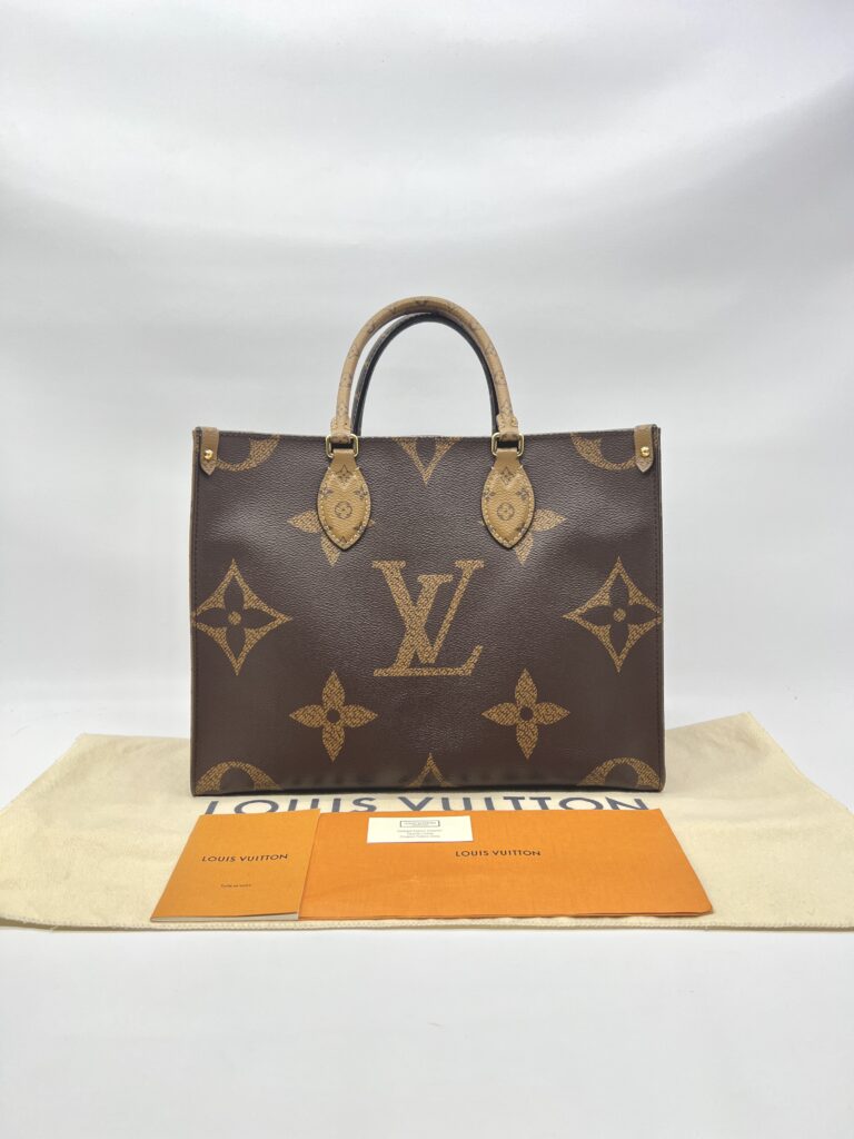 Louis Vuitton On The Go MM Giant Monogram Reverse GHW